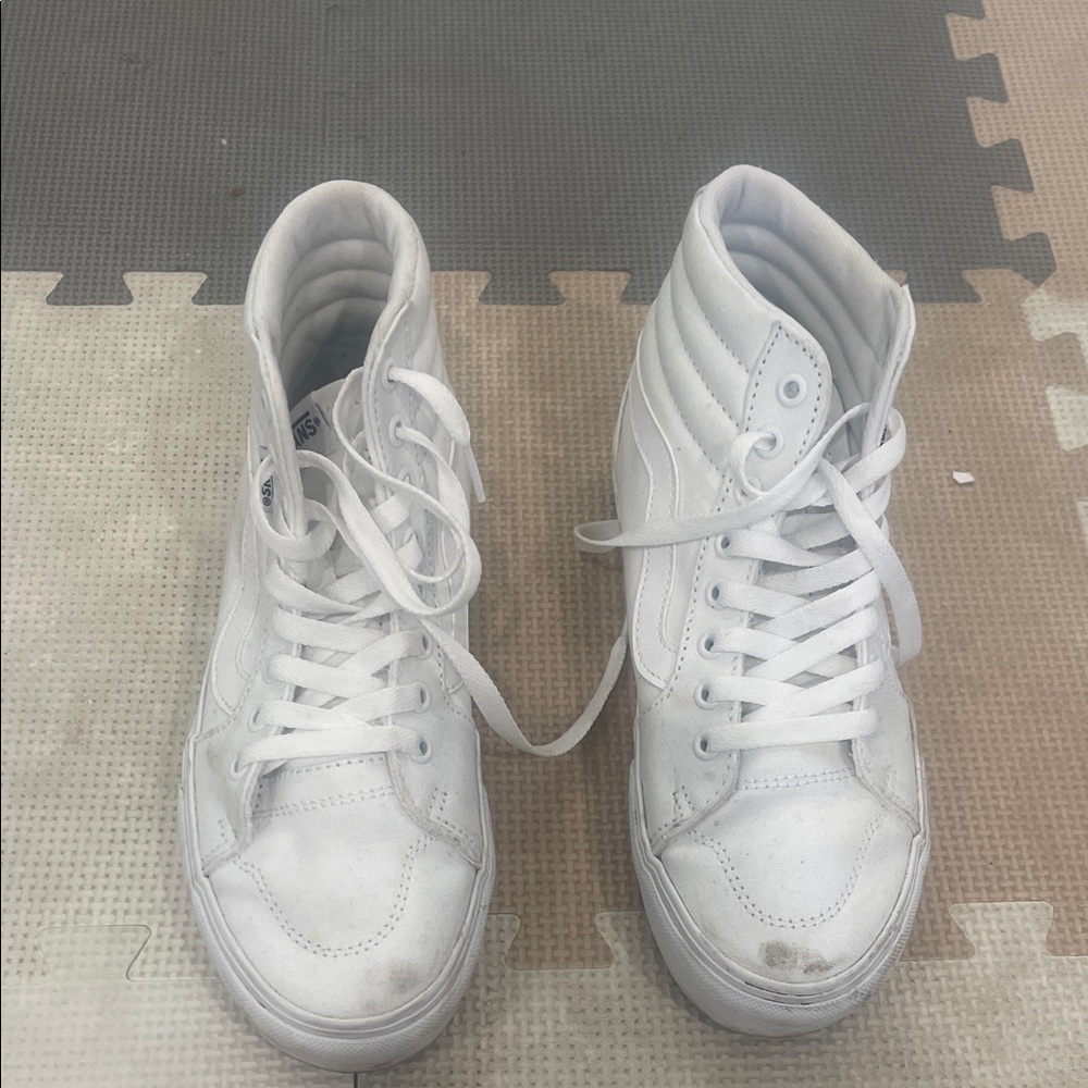 Vans Classic White High-Top Sneakers